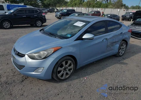 2012 Hyundai Elantra Limited (Ulsan Plant) из США, поврежденный, VIN KMHDH4AE9CU451500